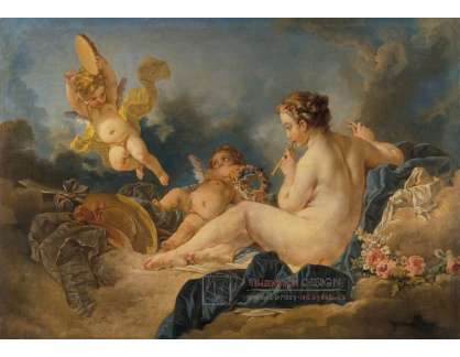 D-6202 Francois Boucher - Nymfa s loutnou