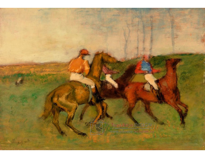 D-7114 Edgar Degas - Jezdci a koně