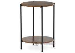 CT-G1005 OLW, přístavný stolek, černý lak / staré dřevo