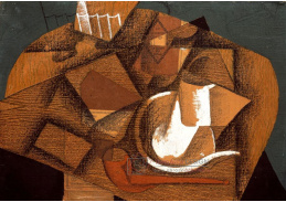 VJG 33 Juan Gris - Pohár a dýmka