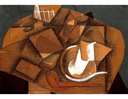 VJG 33 Juan Gris - Pohár a dýmka