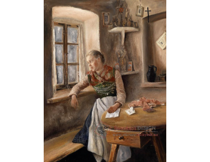 VN-338 Otto Piltz - Dívka u okna