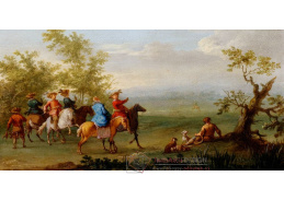 DDSO-612 Franz de Paula Ferg - Jezdecká scéna