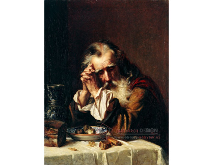 XV-304 Carl Jacob Wilhelm Huhn - Portrét starého muže