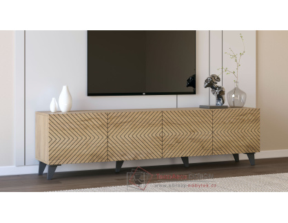 LERDA 2 TV stolek, dub Artisan