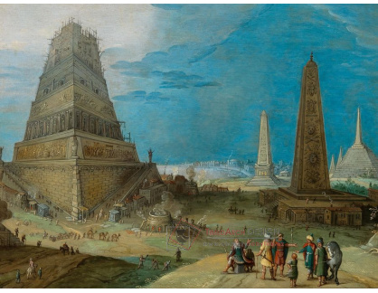 A-3502 Hendrick van Cleve - Stavba Babylonské věže