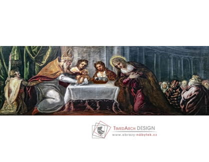 A-3891 Jacobo Tintoretto - Představení Ježíše v chrámu
