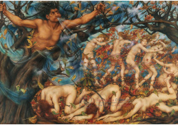 A-4052 Evelyn de Morgan - Boreas a spadané listí