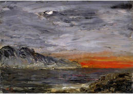 A-7277 August Strindberg - Západ slunce