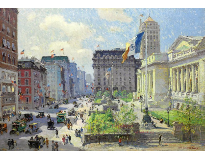 DDSO-3267 Colin Campbell Cooper - Veřejná knihovna v New Yorku