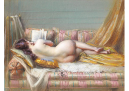 A-8636 Delphin Enjolras - Ležící nahá žena