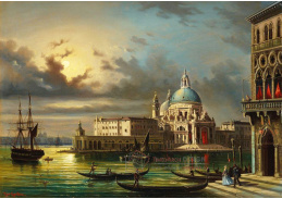 DDSO-3481 Giovanni Grubacs - Benátky v noci s Punta della Dogana a Santa Maria della Salute