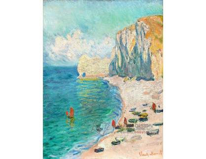 D-8234 Claude Monet - Pláž v Etratu