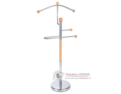 ABD-1278 CR, němý sluha, chrom / natural