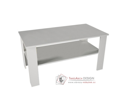 GAUDI, konferenční stolek 110x60cm, bílá