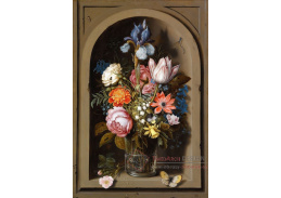 SO VII-504 Ambrosius Bosschaert - Květinové zátiší s motýlem