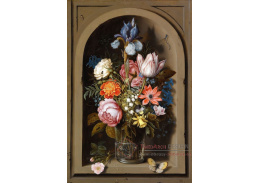 SO VII-504 Ambrosius Bosschaert - Květinové zátiší s motýlem