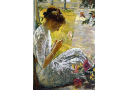 SO VII-70 Edmund Charles Tarbell - Mercie střihající květiny