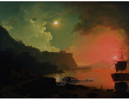 SO IX 463 Joseph Wright - Vesuv od Posillipo