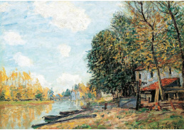 SO XI-8 Alfred Sisley - Břehy řeky Loing v Moret