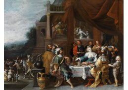 SO XII-143 Frans Francken - Ahasuerus a Haman ve svátek Ester