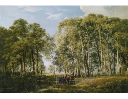 SO XIII-260 Henriëtte Ronner-Knip - Lesní krajina s postavami