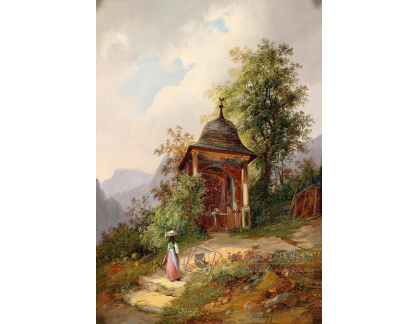 KO II-477 Neznámý autor - Lesní kaple v Berchtesgadenu