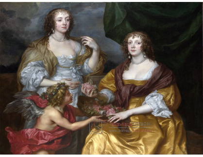 PORT-591 Anthony Van Dyck - Lady Elizabeth Thimbleby a její sestra