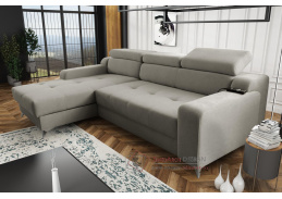 DARINA PREMIUM, sedací souprava - levá, látka Massimo 416 šedá
