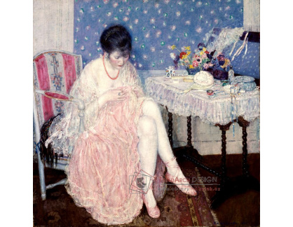 A-1589 Frederick Carl Frieseke - Roztrhané spodní prádlo