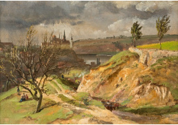 A-7493 Johan Christian Dahl - Pohled na Míšeň