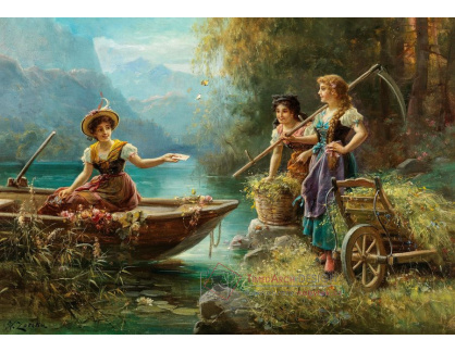 D-9413 Hans Zatzka - Poselství lásky