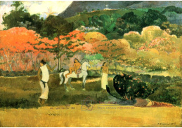 A-126 Paul Gauguin - Žena na koni