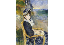 VR14-199 Pierre-Auguste Renoir - Žena sedící u moře