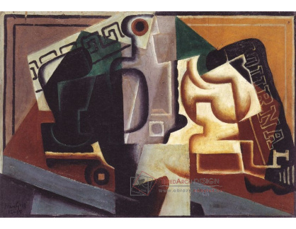 VJG 5 Juan Gris - Sklo a karafy