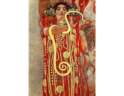 D-9943 Gustav Klimt - Hygieia, detail Medicine