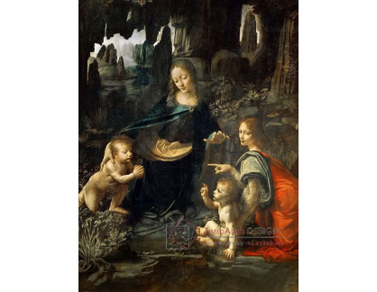 VR1-4 Leonardo da Vinci - Madonna ve skalách