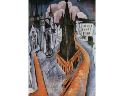 VELK 39 Ernst Ludwig Kirchner - Červené věže v Halle
