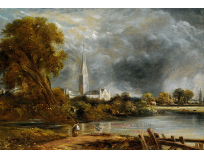 KO IV-199 John Constable - Katedrála v Salisbury