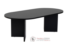 SABLE, konferenční stolek 119x60, černé dřevo