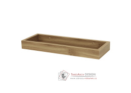 P-010 OAK, polička nástěnná, dub