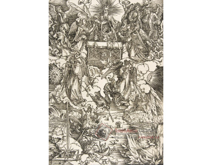 VR12-145 Albrecht Dürer - Sedm andělů s trubkami