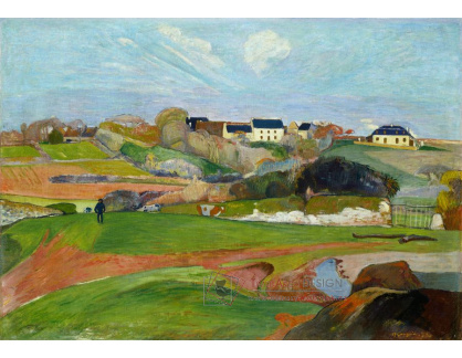 D-7542 Paul Gauguin - Krajina v Le Pouldu