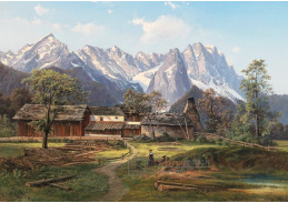 D-8886 Michael Haubtmann - Pohled na Alpspitze u Partenkirchenu
