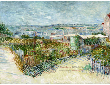 VR2-138 Vincent van Gogh - Zeleninové zahrady v Montmartre