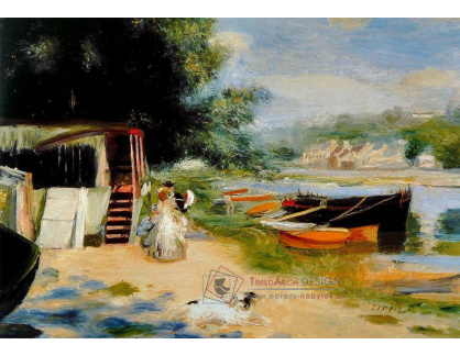 VR14-76 Pierre-Auguste Renoir - Pohled na Bougival