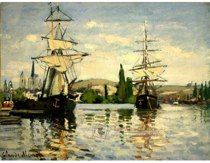 VCM 101 Claude Monet - Plavba po Seině v Rouen
