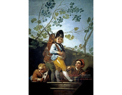 SO VII-164 Francisco de Goya - Chlapci hrajíci si na vojáky