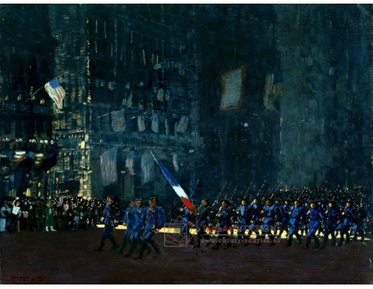 SO XII-170 George Benjamin Luks - Blue Devils na Páté Avenue