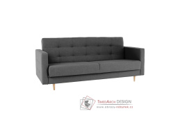 AMEDIA, pohovka rozkládací, látka Norn tmavě šedá